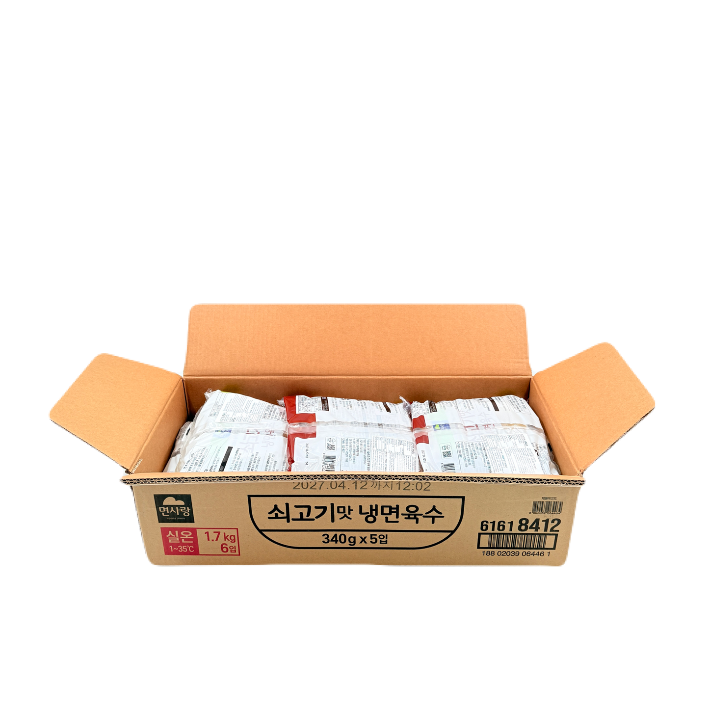BROTH FOR COLD NOODLE- BEEF (340ML*5)*6  면사랑 쇠고기 냉면 육수