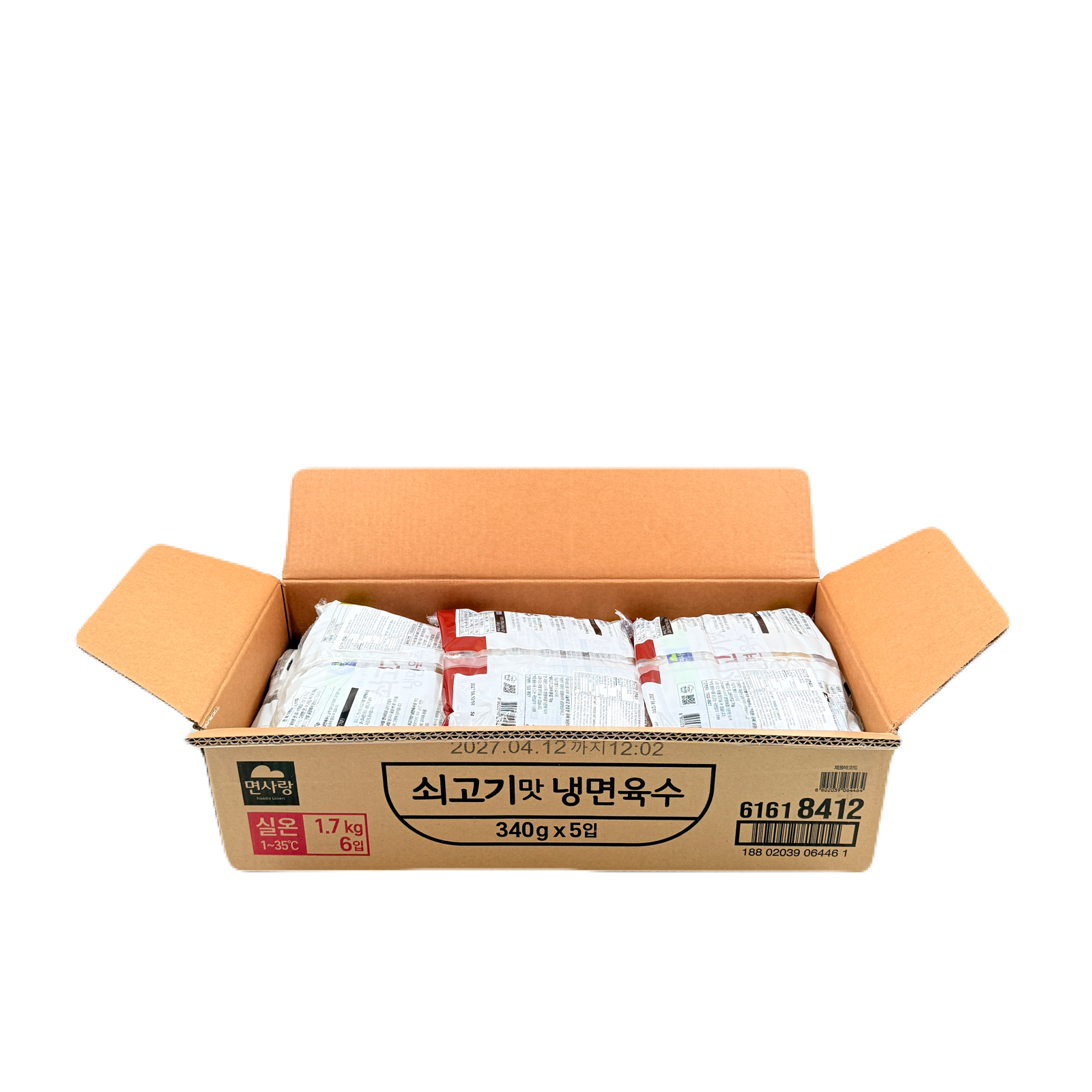 BROTH FOR COLD NOODLE- BEEF (340ML*5)*6  면사랑 쇠고기 냉면 육수