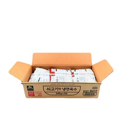 BROTH FOR COLD NOODLE- BEEF (340ML*5)*6  면사랑 쇠고기 냉면 육수