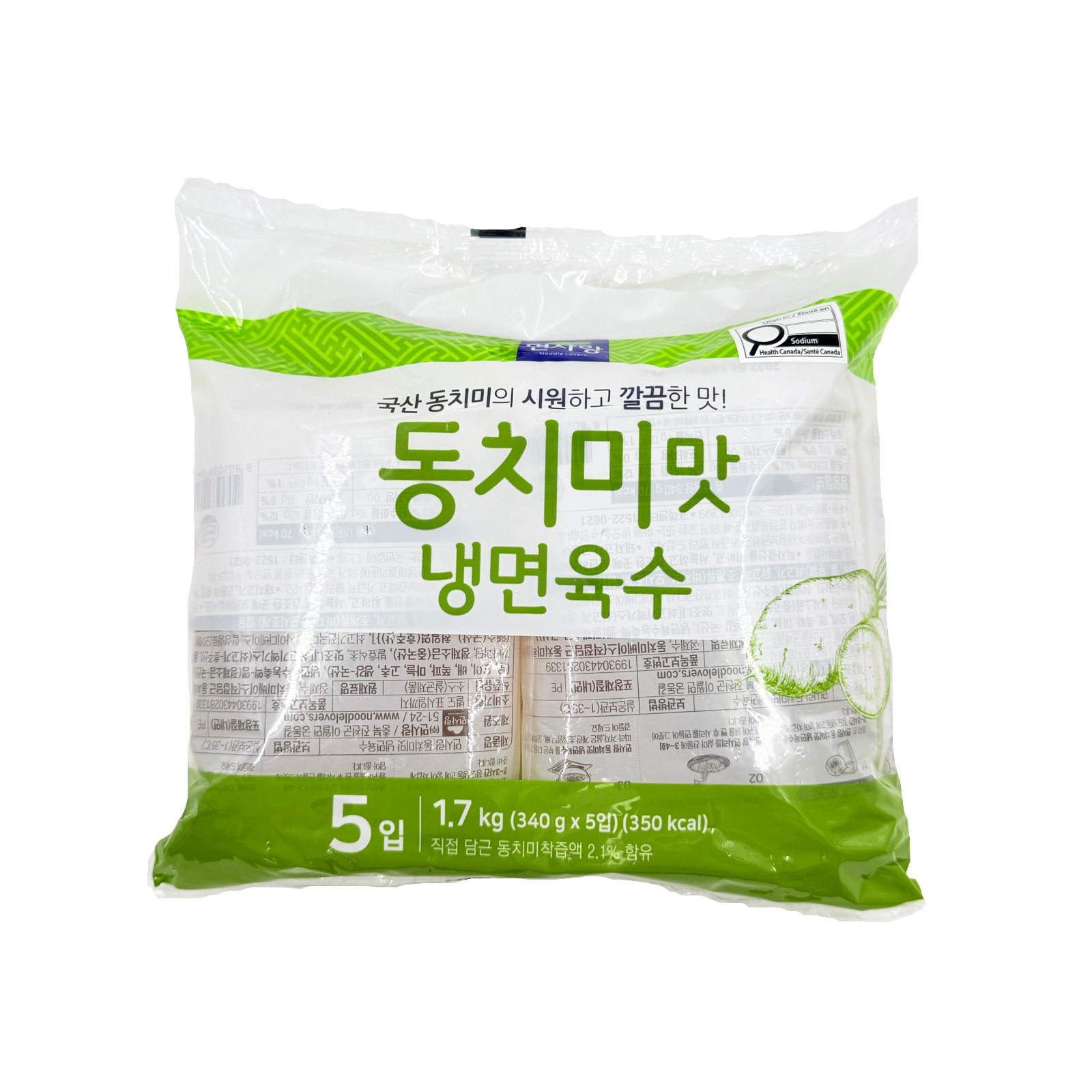 BROTH FOR COLD NOODLE- DONGCHIMI  (340ML*5)*6  면사랑 동치미 냉면 육수