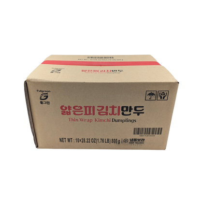 THIN WRAP KIMCHI DUMPLINGS(800G*10EA) 풀그린 얇은피 김치만두