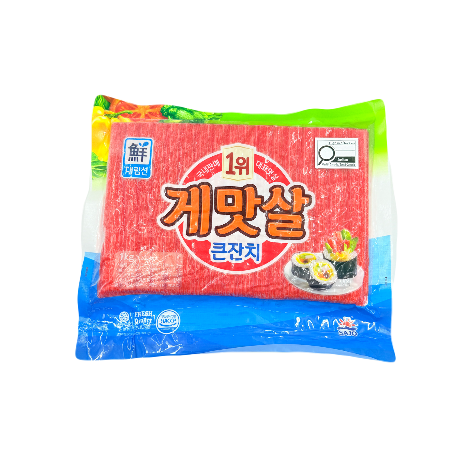 DR KAMABOBO (1KG*10) 대림선 게맛살큰잔치