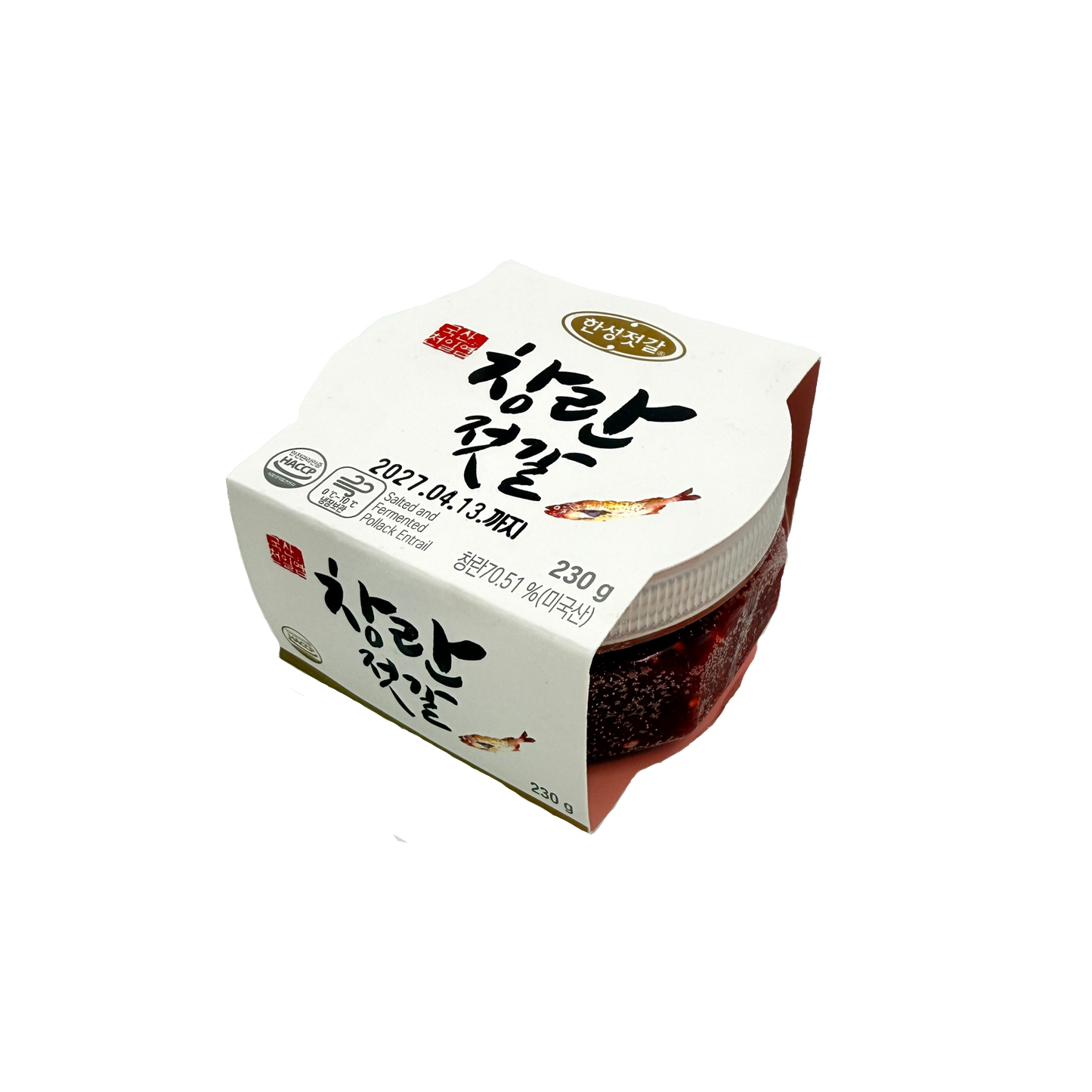 HS SALTED&SEASONED POLLACK ENTRAILS (230G*8) 한성 창란젓갈PL