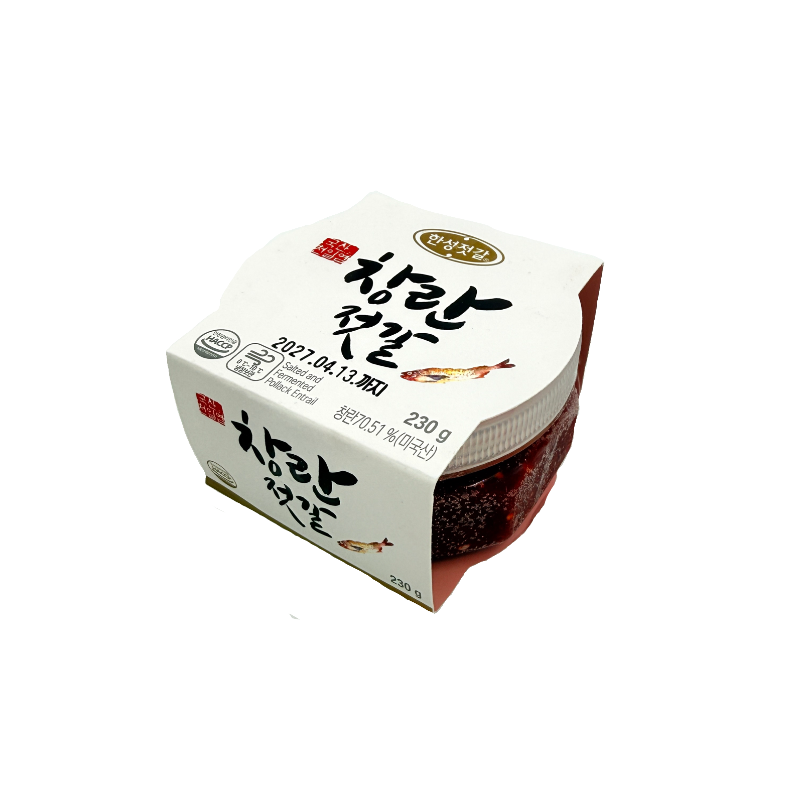 HS SALTED&SEASONED POLLACK ENTRAILS (230G*8) 한성 창란젓갈PL