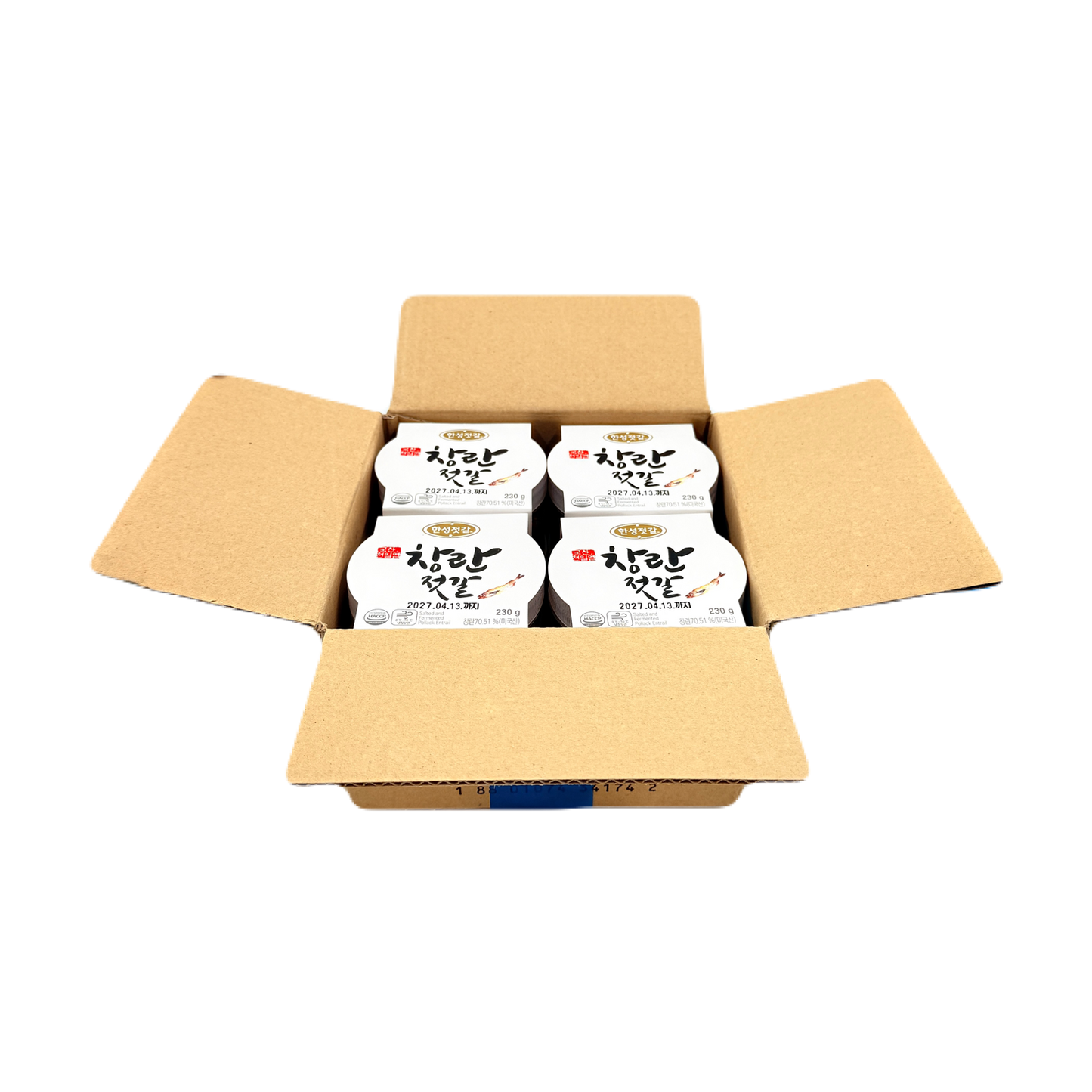 HS SALTED&SEASONED POLLACK ENTRAILS (230G*8) 한성 창란젓갈PL