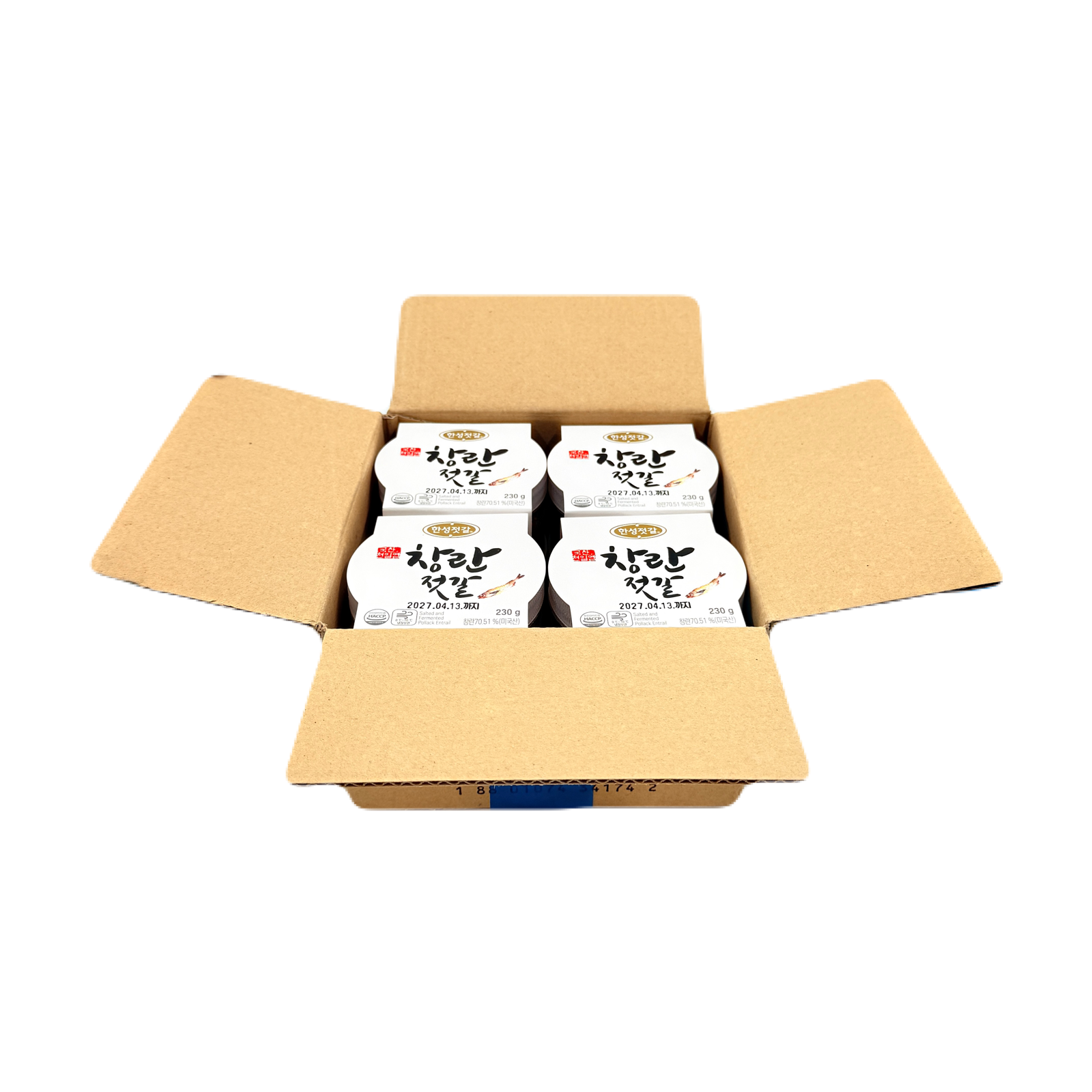 HS SALTED&SEASONED POLLACK ENTRAILS (230G*8) 한성 창란젓갈PL