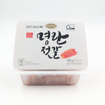 HS SALTED&SEASONED POLLACK ROE (180G*8) 한성 명란젓갈PL