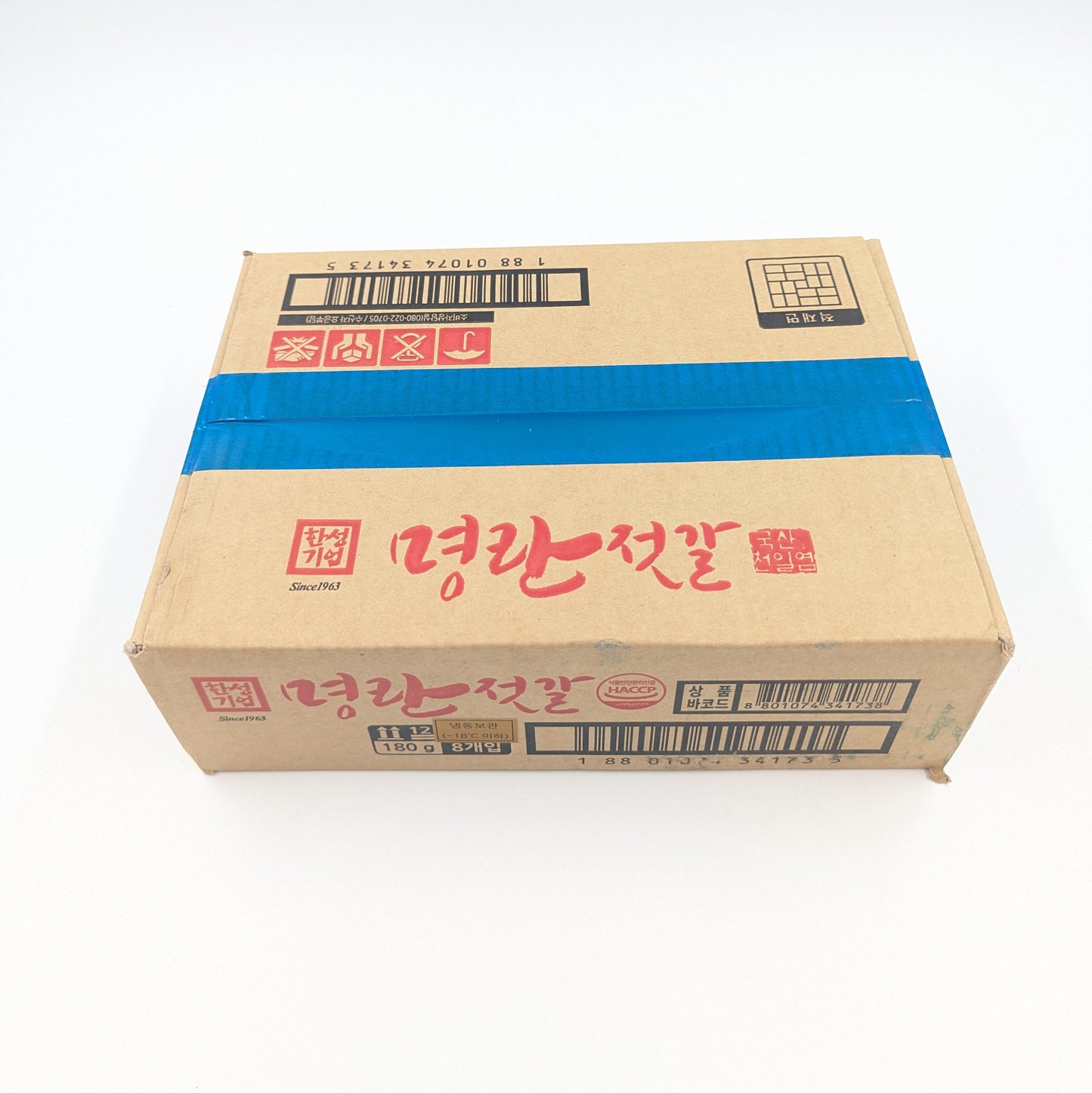 HS SALTED&SEASONED POLLACK ROE (180G*8) 한성 명란젓갈PL