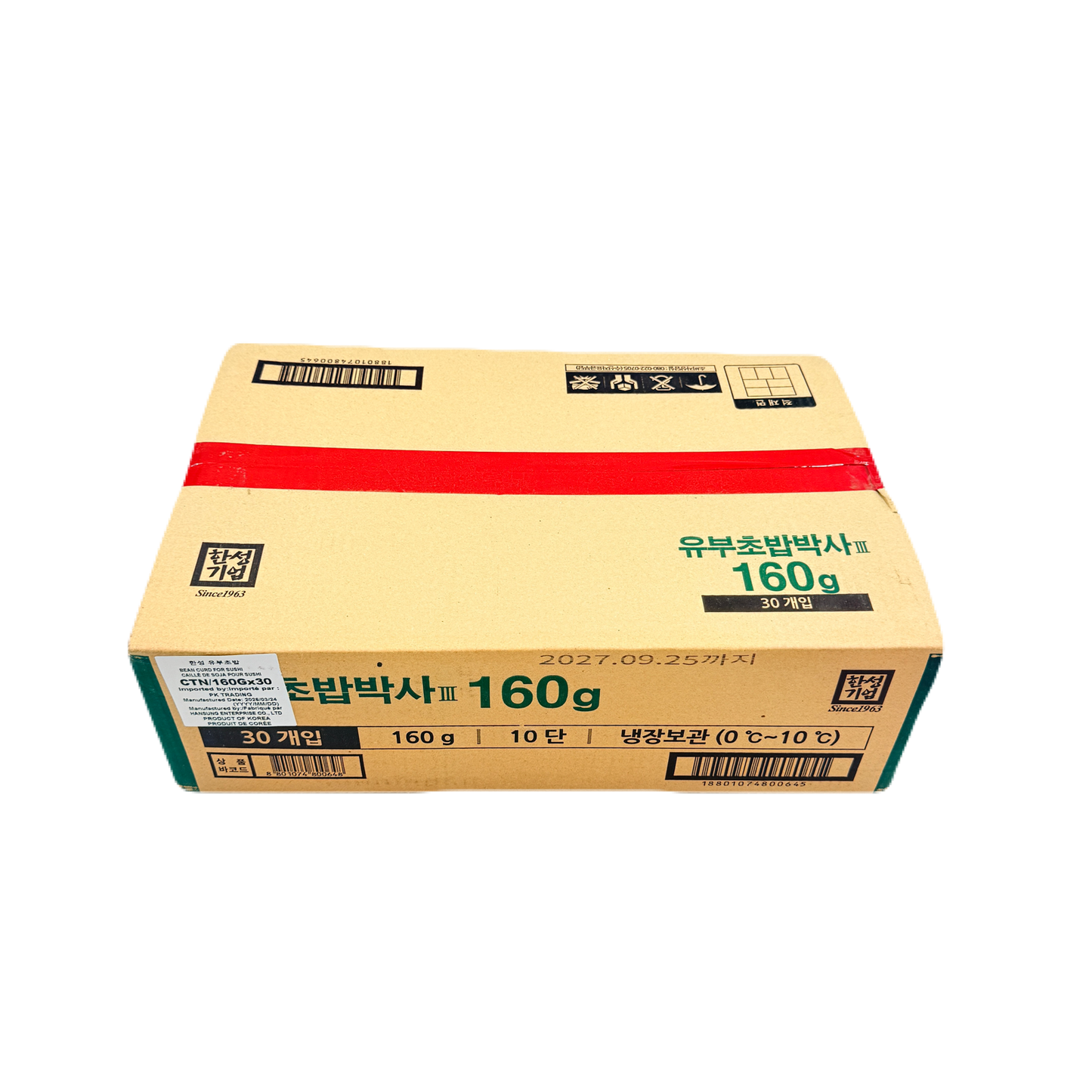 HS BEAN CURD (160G*30) 한성 유부 초밥 박사