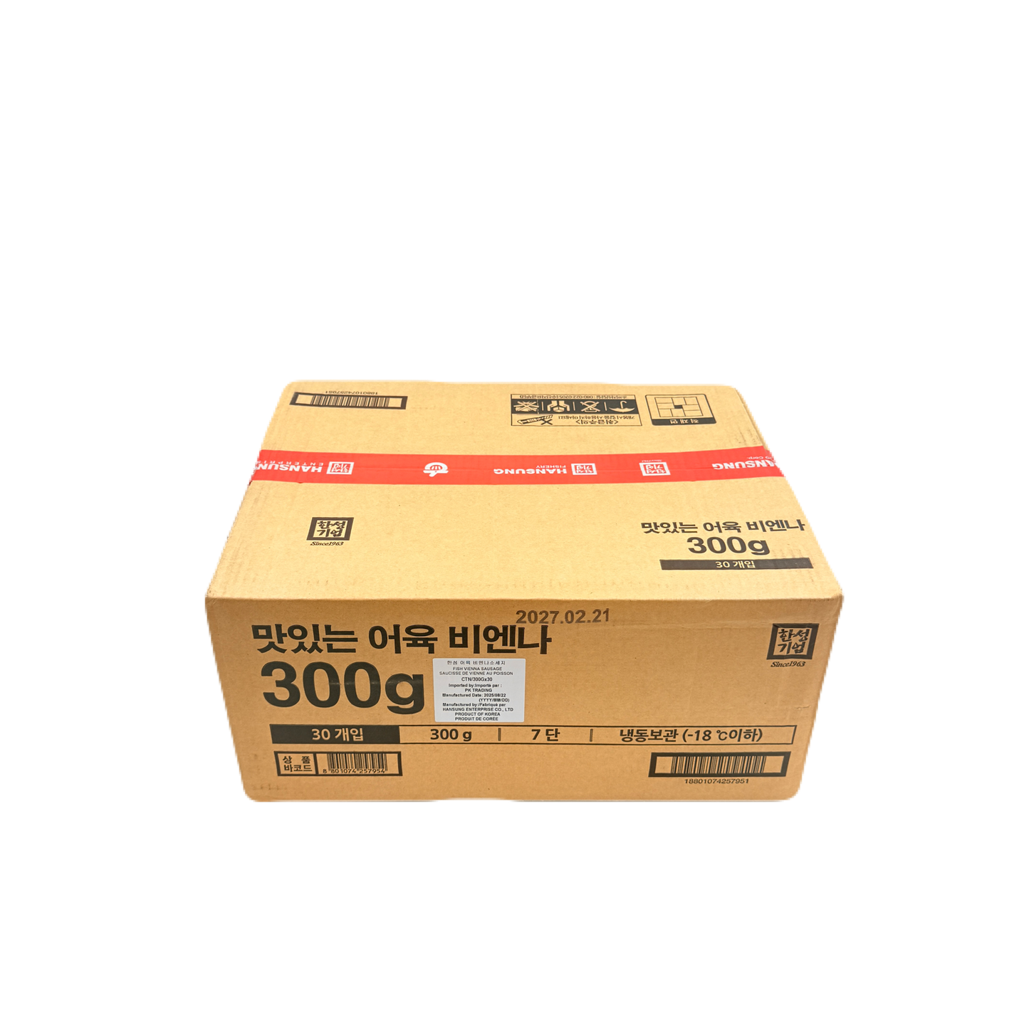 HS FISH VIENNA SAUSAGE (300G*30) 한성 어육 비엔나쏘세지
