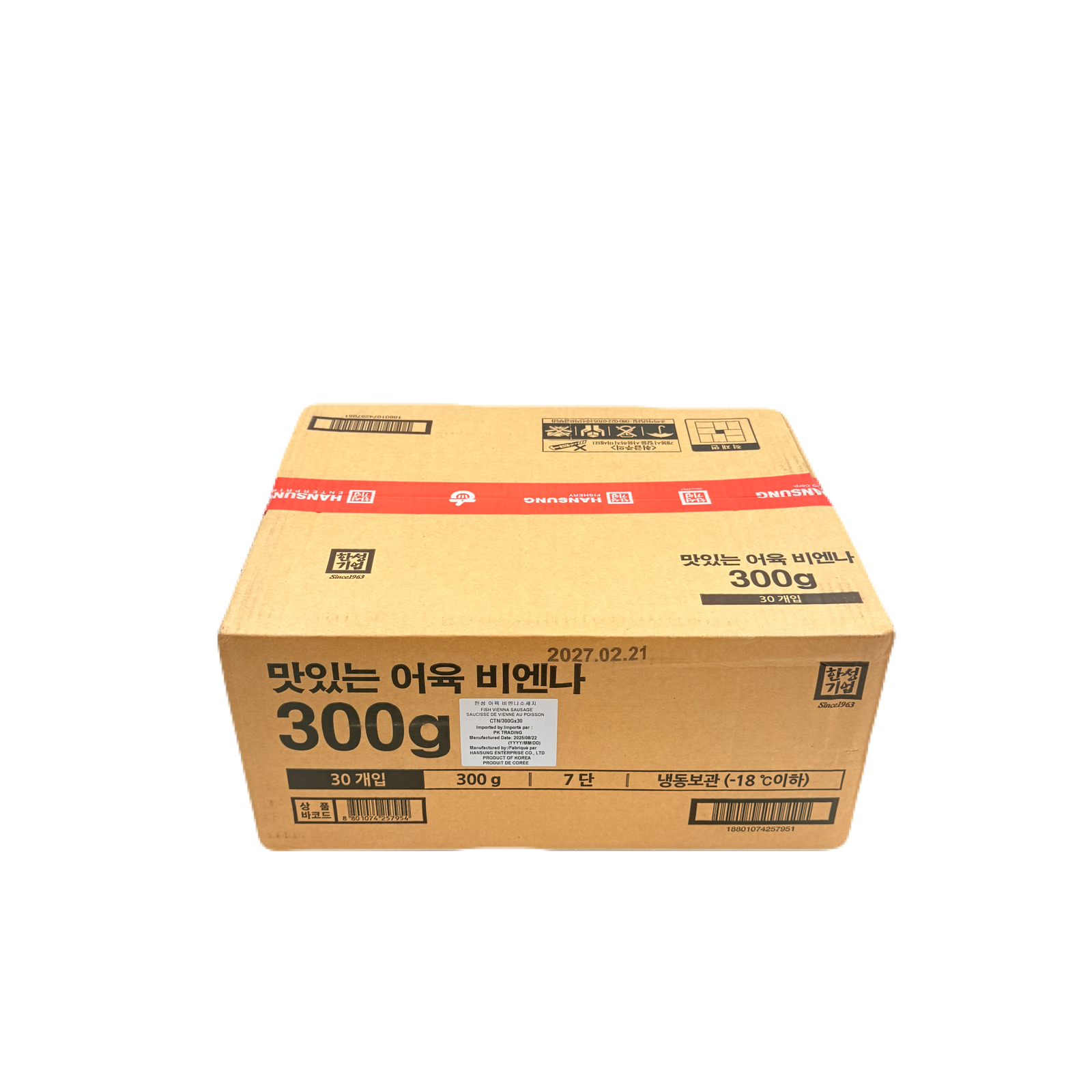 HS FISH VIENNA SAUSAGE (300G*30) 한성 어육 비엔나쏘세지