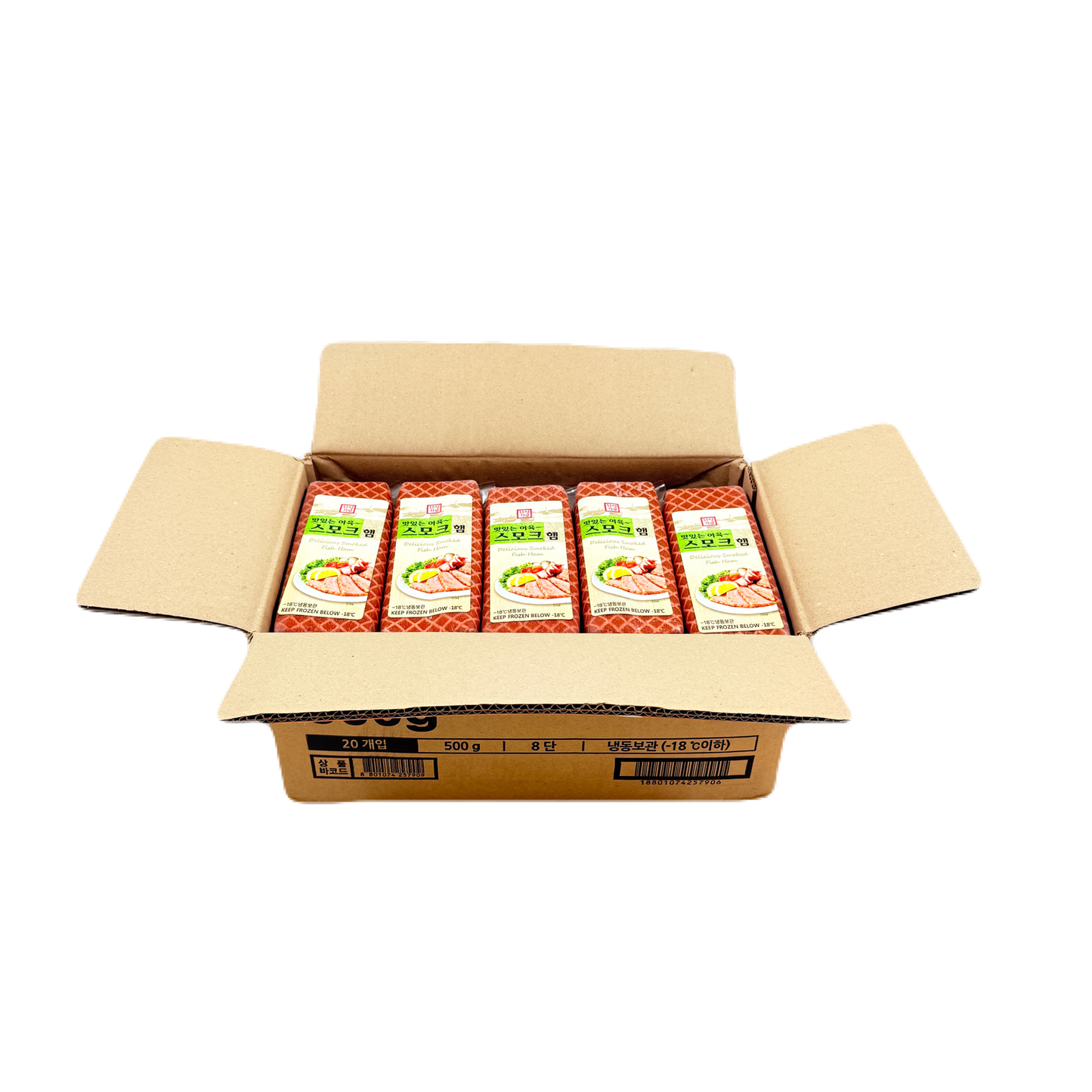 HS FISH SMOKE HAM (500G*20) 한성 어육 스모크햄
