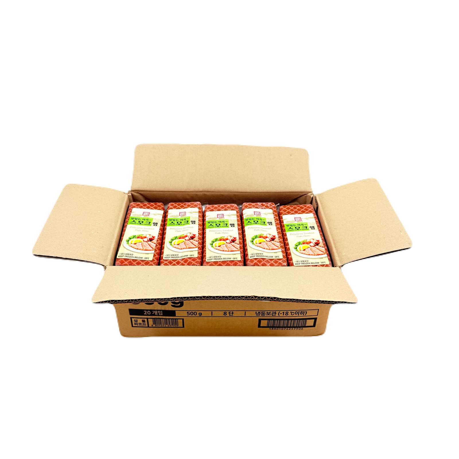 HS FISH SMOKE HAM (500G*20) 한성 어육 스모크햄