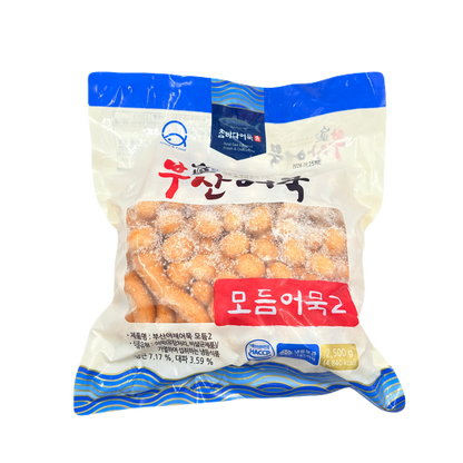 CHAMBADA FISH CAKE (2.45KG*4) 참바다 부산 야채 모듬 어묵