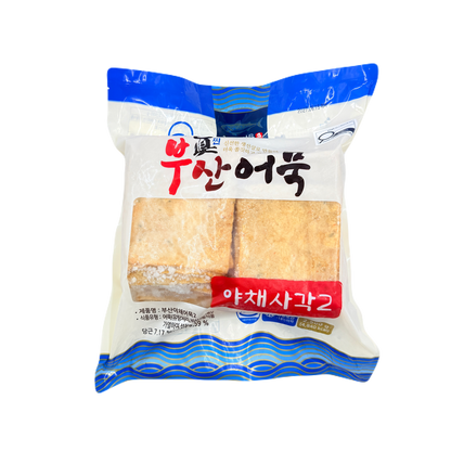 CHAMBADA FISH CAKE (2.45KG*4) 참바다 부산 야채 사각 어묵