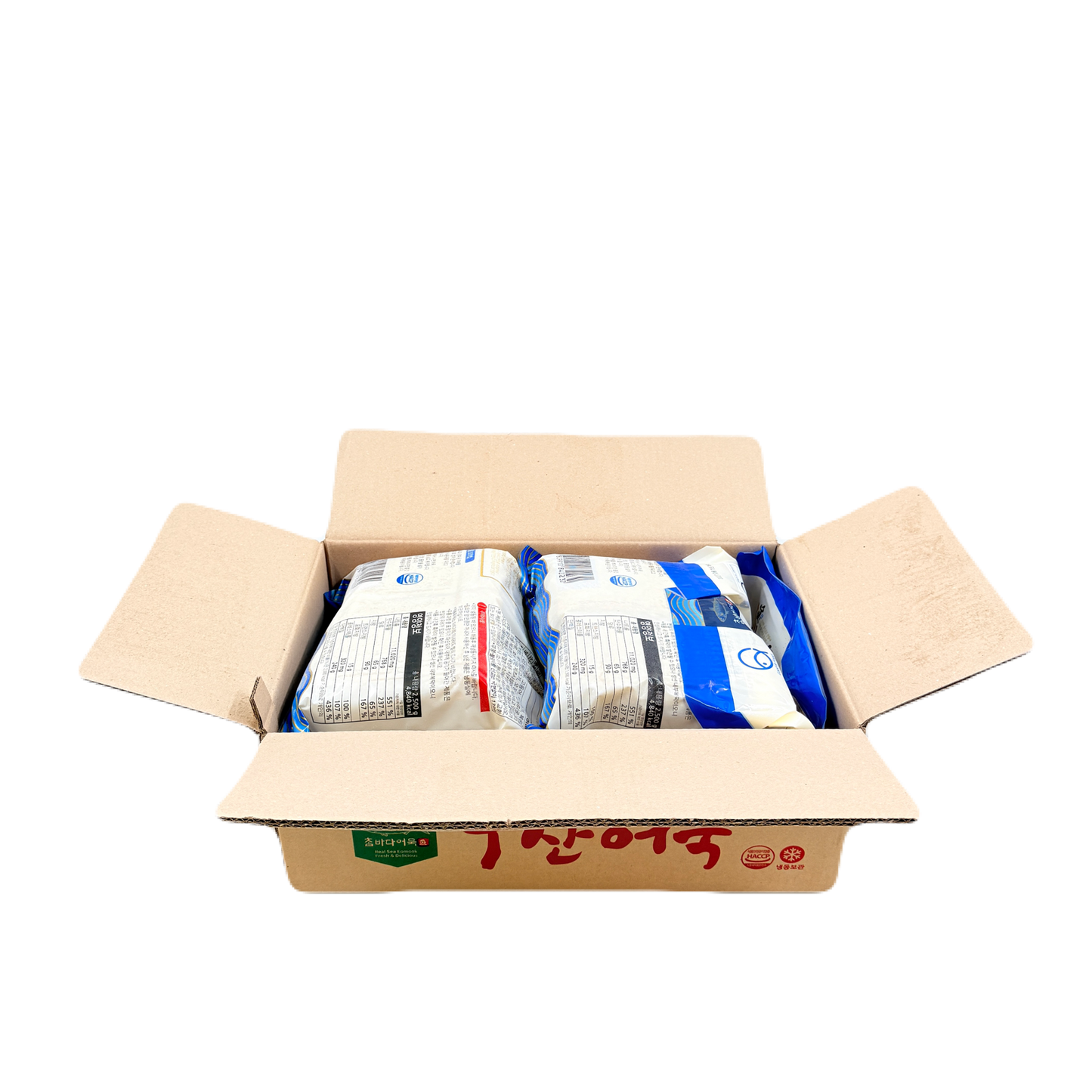 CHAMBADA FISH CAKE (2.45KG*4) 참바다 부산 야채 사각 어묵