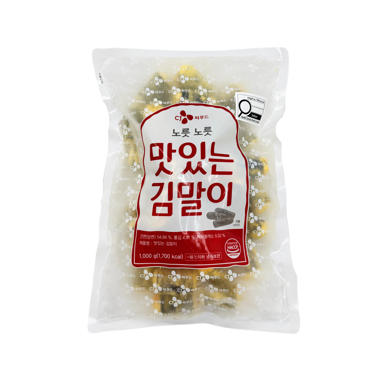 CJ NOODLE LAVER ROLL (1KG*10) CJ 노릇노릇 맛있는 김말이