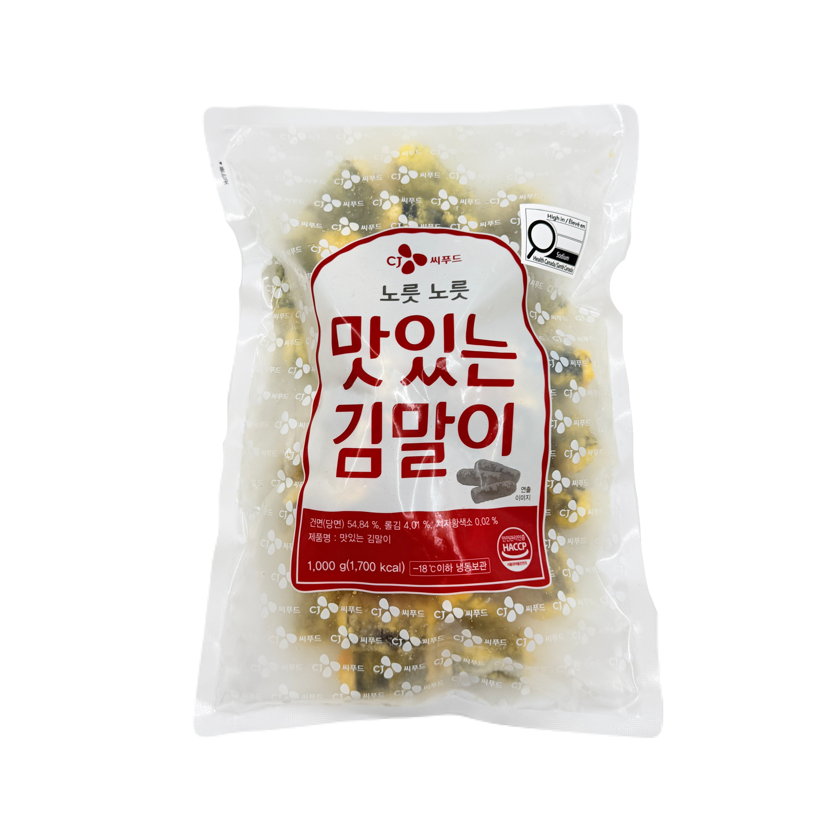 CJ NOODLE LAVER ROLL (1KG*10) CJ 노릇노릇 맛있는 김말이