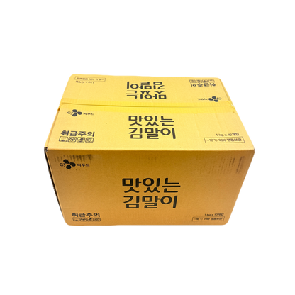 CJ NOODLE LAVER ROLL (1KG*10) CJ 노릇노릇 맛있는 김말이