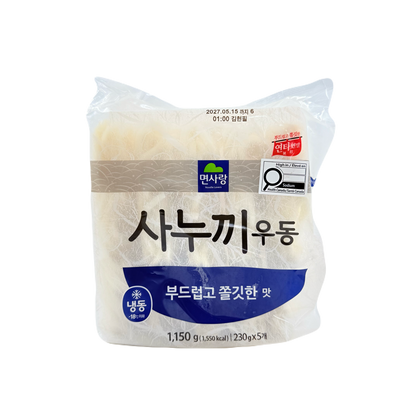 FROZEN UDON NOODLES (230G*5*8) 면사랑 사누끼  우동면