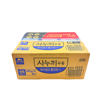 FROZEN UDON NOODLES (230G*5*8) 면사랑 사누끼  우동면