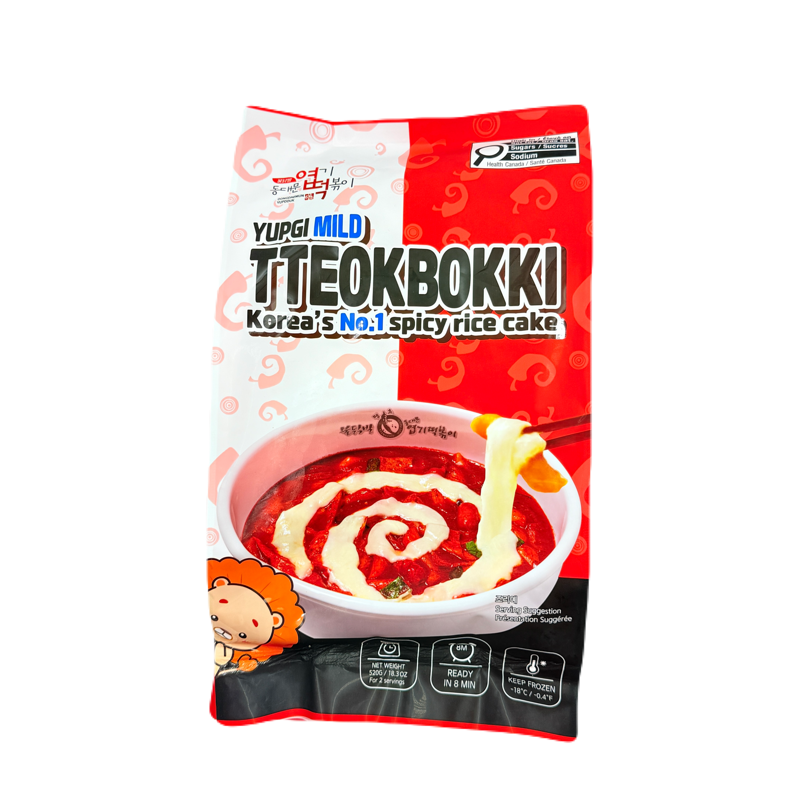 RICE CAKE TTEOKBOKKI MILD FLAVOR(520G*5) 동대문 엽떡 (착한맛)