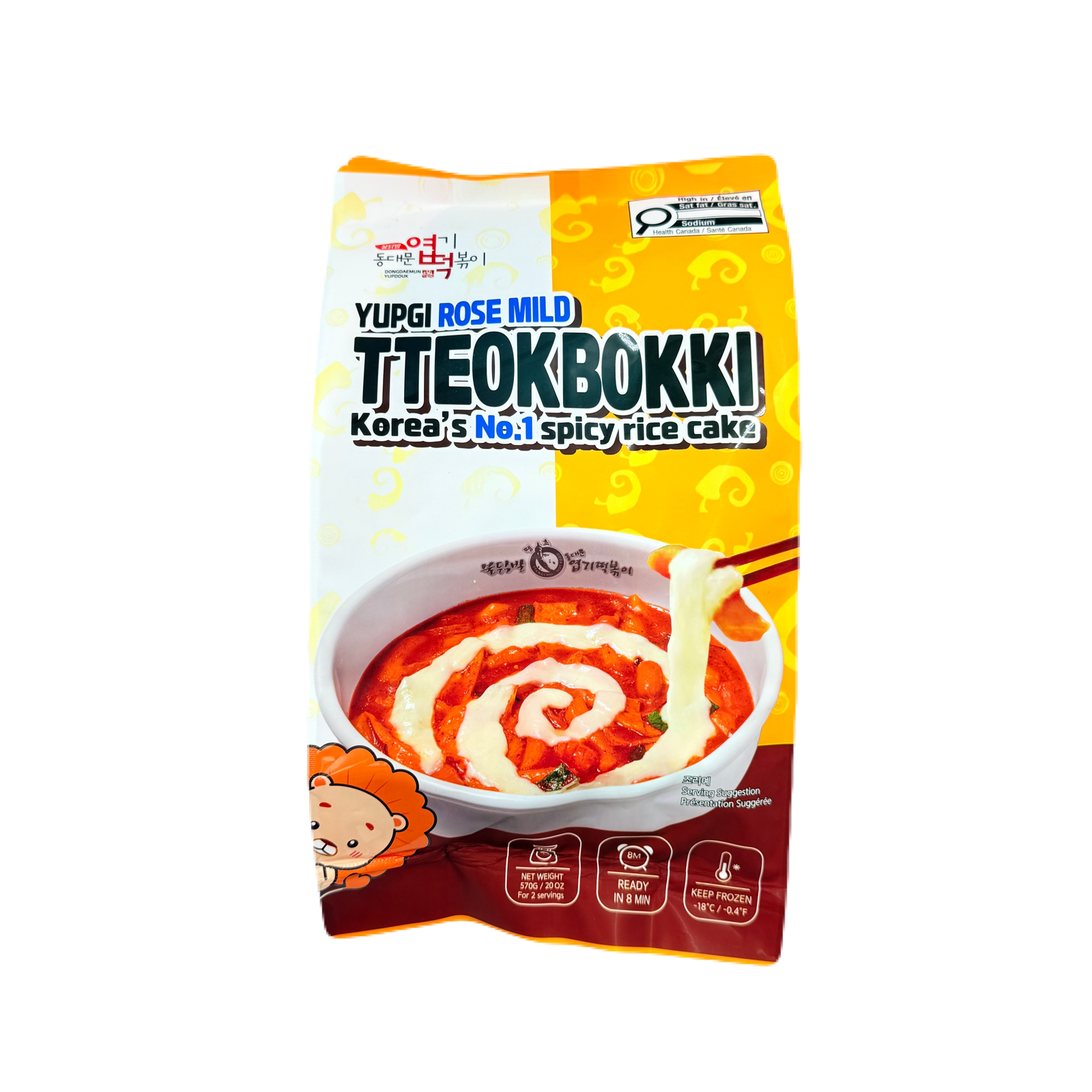 RICE CAKE TTEOKBOKKI ROSE MILD FLAVOR(570G*5) 동대문 엽떡 ( 로제 착한맛)