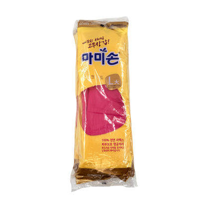 RUBBER GLOVES 마미손 고무장갑(L) 10 PAIRS/PK