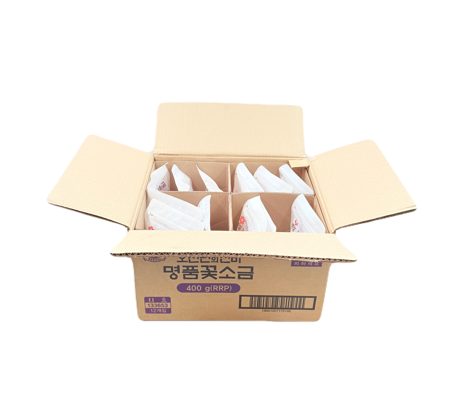 CJ FLOWER SALT(400G*12) CJ 꽃소금