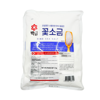 CJ FLOWER SEA SALT (3KG*6) CJ 꽃소금
