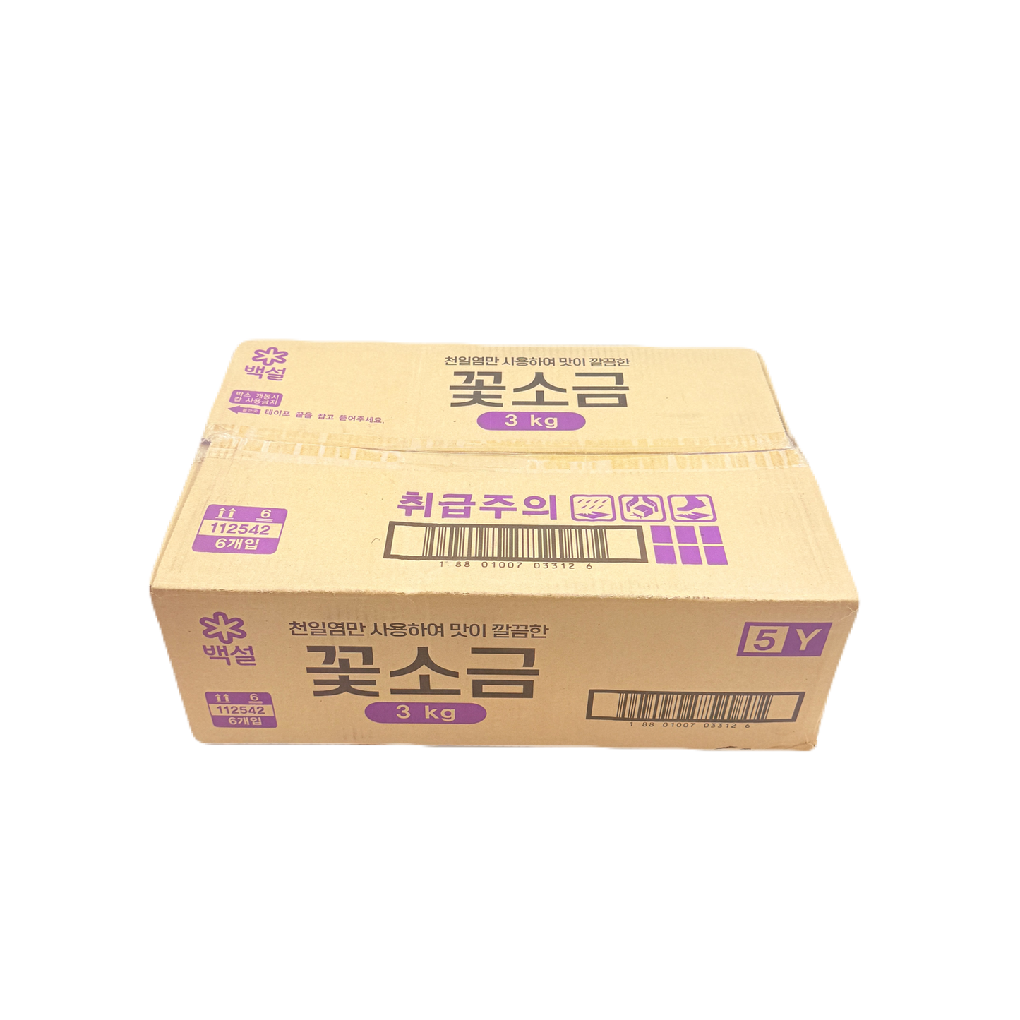 CJ FLOWER SEA SALT (3KG*6) CJ 꽃소금