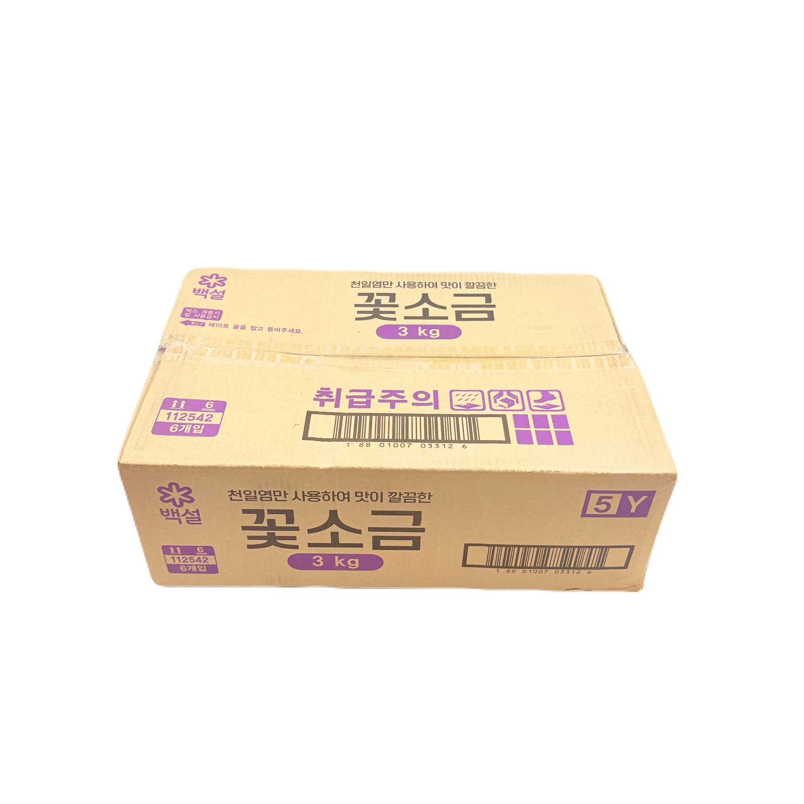 CJ FLOWER SEA SALT (3KG*6) CJ 꽃소금