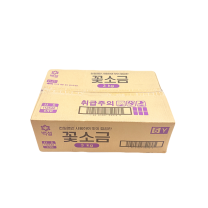 CJ FLOWER SEA SALT (3KG*6) CJ 꽃소금