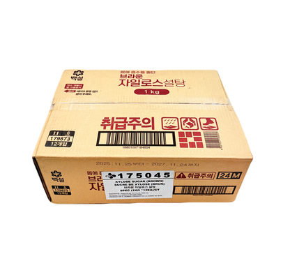 CJ XYLOSE BROWN SUGAR(1KG*12) CJ 백설 자일로스 황설탕