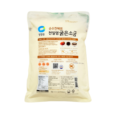 DS SEA SALT (2.5KG*6) 청정원 천일염 굵은소금- 김장용