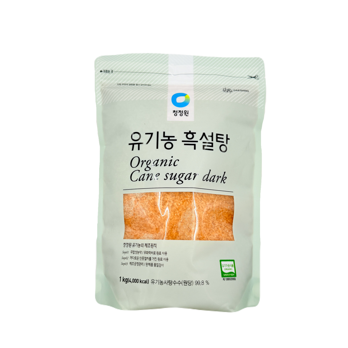 DS DARK SUGAR(1KG*10) 청정원 유기농 흑설탕