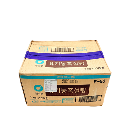 DS DARK SUGAR(1KG*10) 청정원 유기농 흑설탕