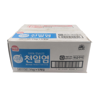 SD SEA SALT(3KG*5) 해표 천일염 굵은 소금